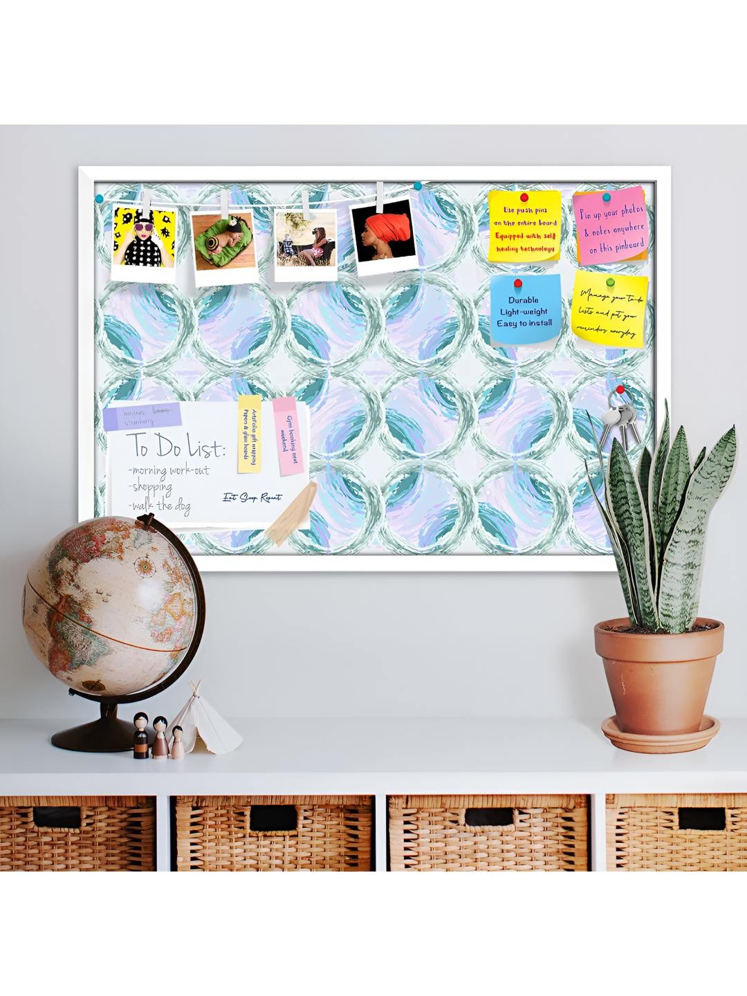 

ArtzFolio Wooden Notice Pin Board, Multi