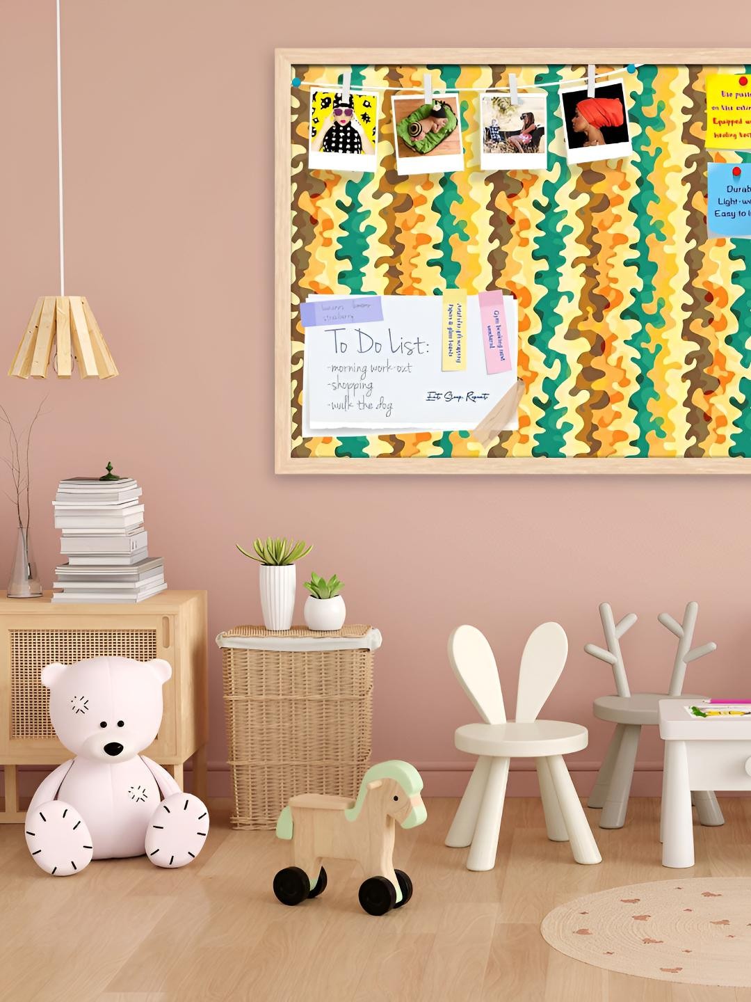 

ArtzFolio Wooden Notice Pin Board, Multi