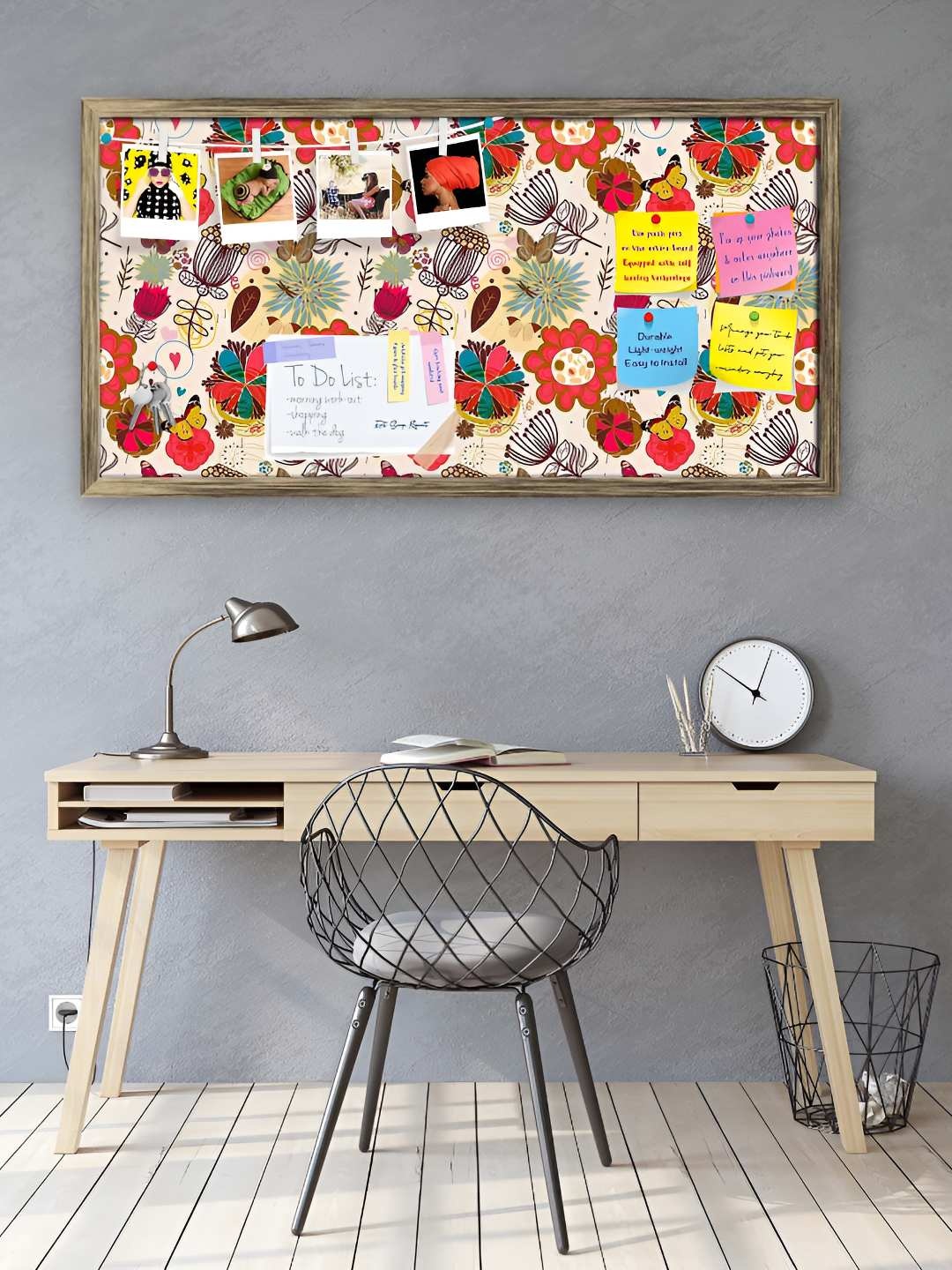 

ArtzFolio Wooden Notice Pin Board, Multi