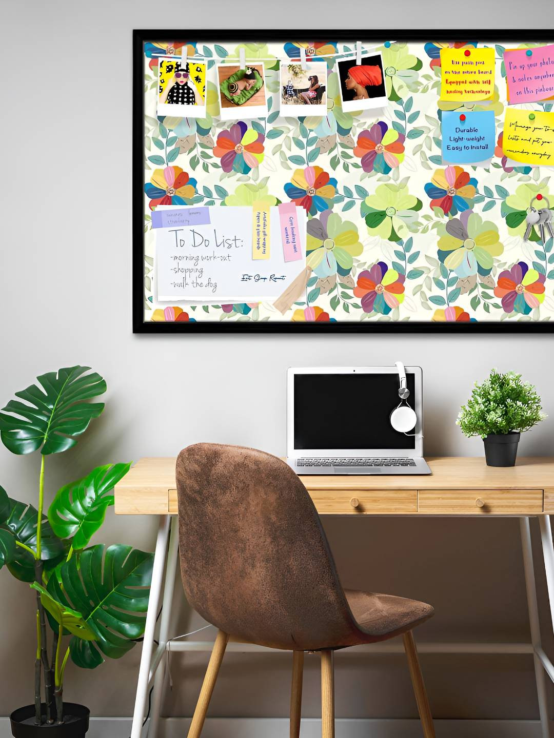 

ArtzFolio Wooden Notice Pin Board, Multi