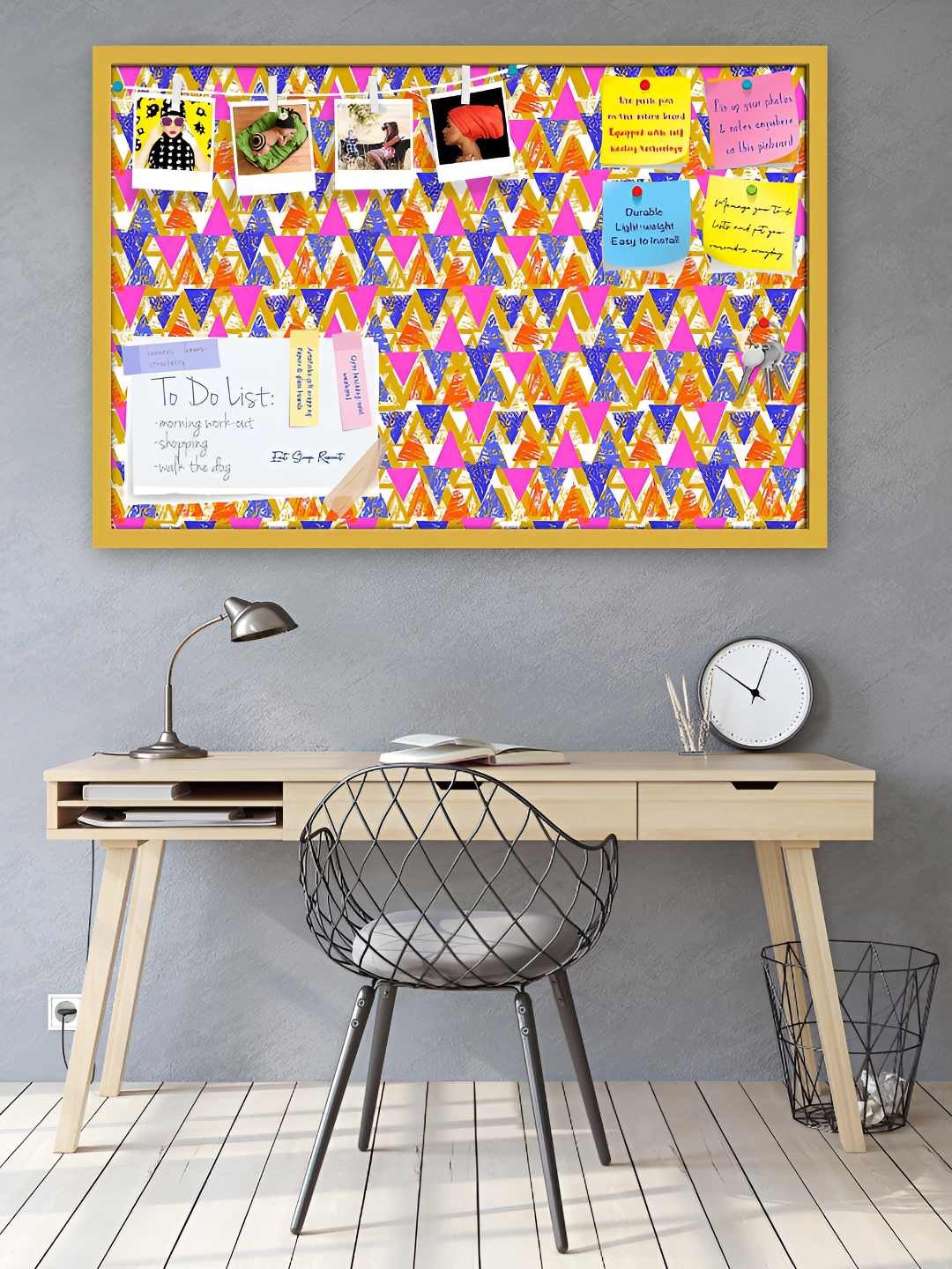 

ArtzFolio Wooden Notice Pin Board, Multi
