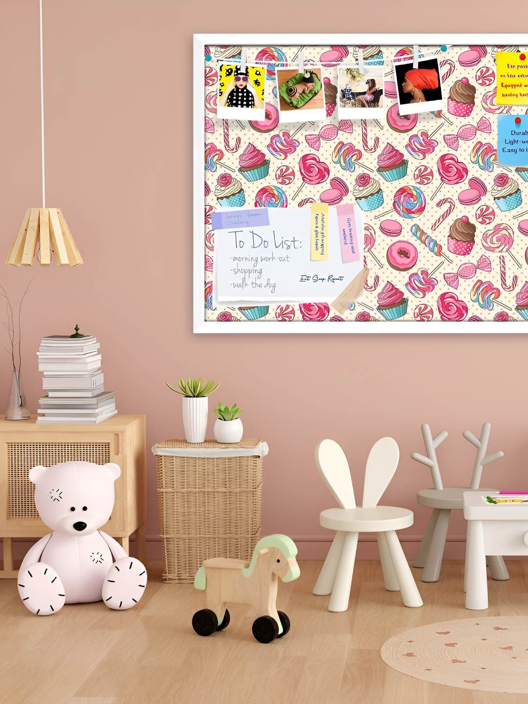 

ArtzFolio Wooden Notice Pin Board, Multi