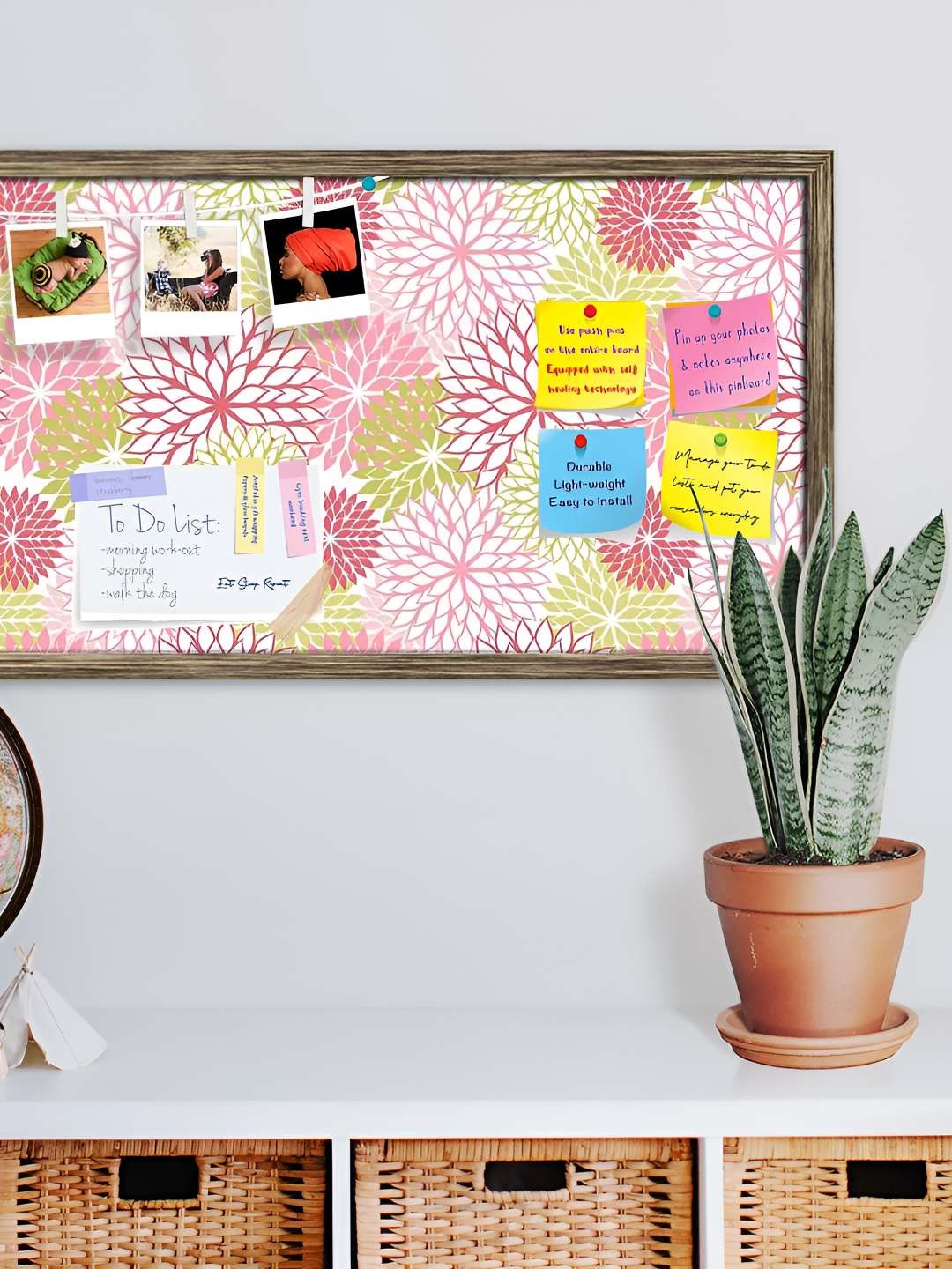 

ArtzFolio Wooden Notice Pin Board, Multi