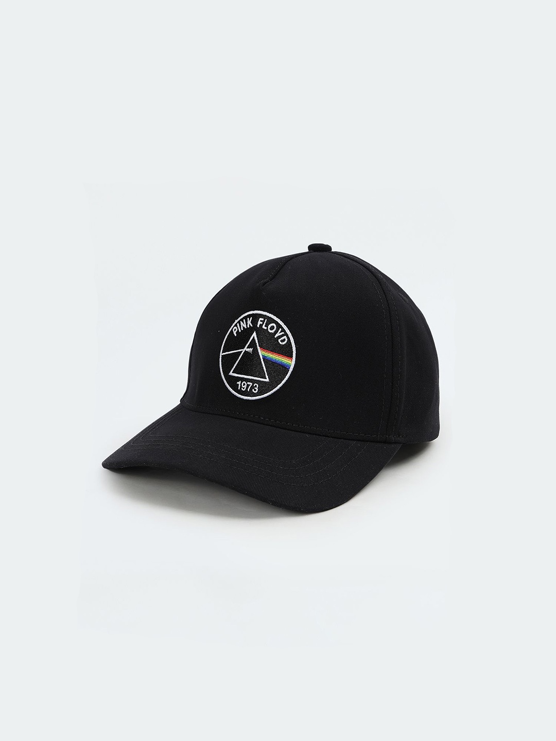 

max Men Embroidered Cotton Baseball Cap, Black