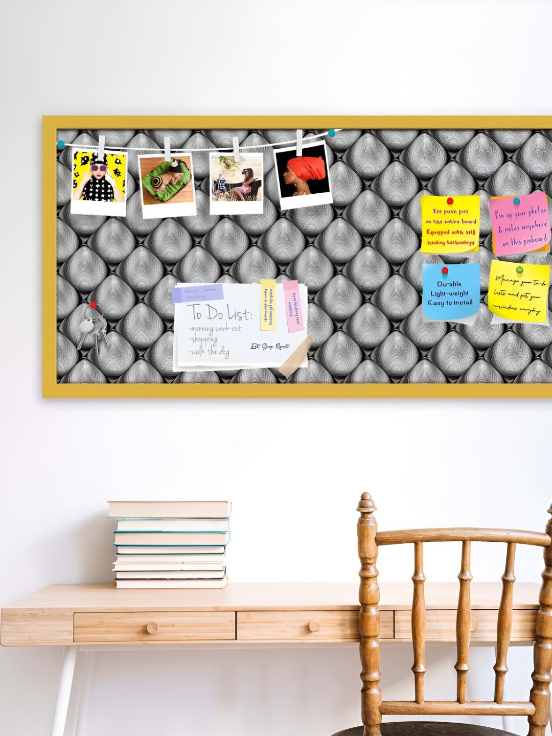 

ArtzFolio Wooden Notice Pin Board, Multi