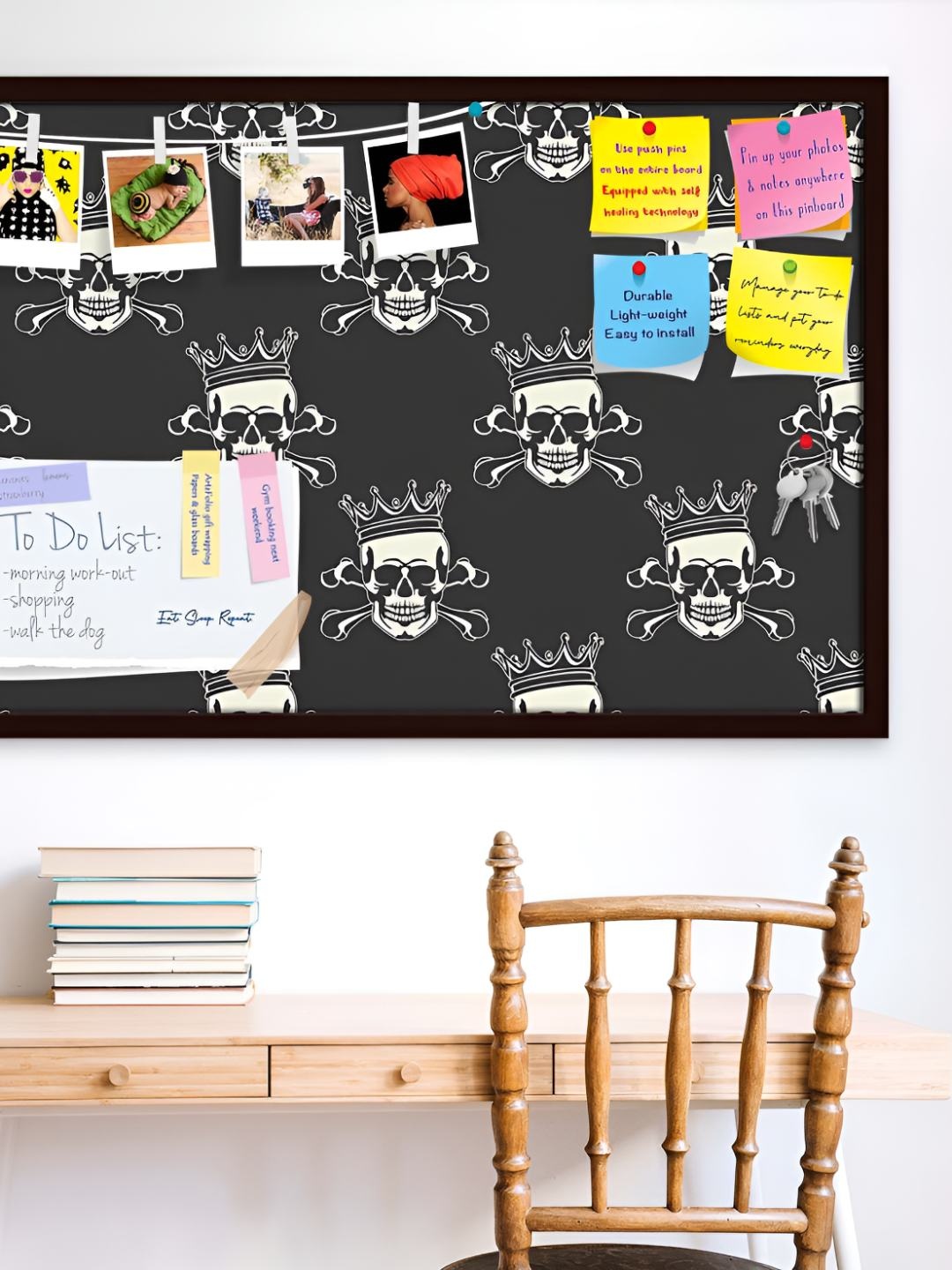 

ArtzFolio Wooden Notice Pin Board, Multi