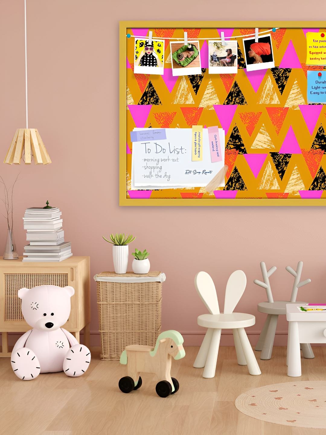 

ArtzFolio Wooden Notice Pin Board, Multi