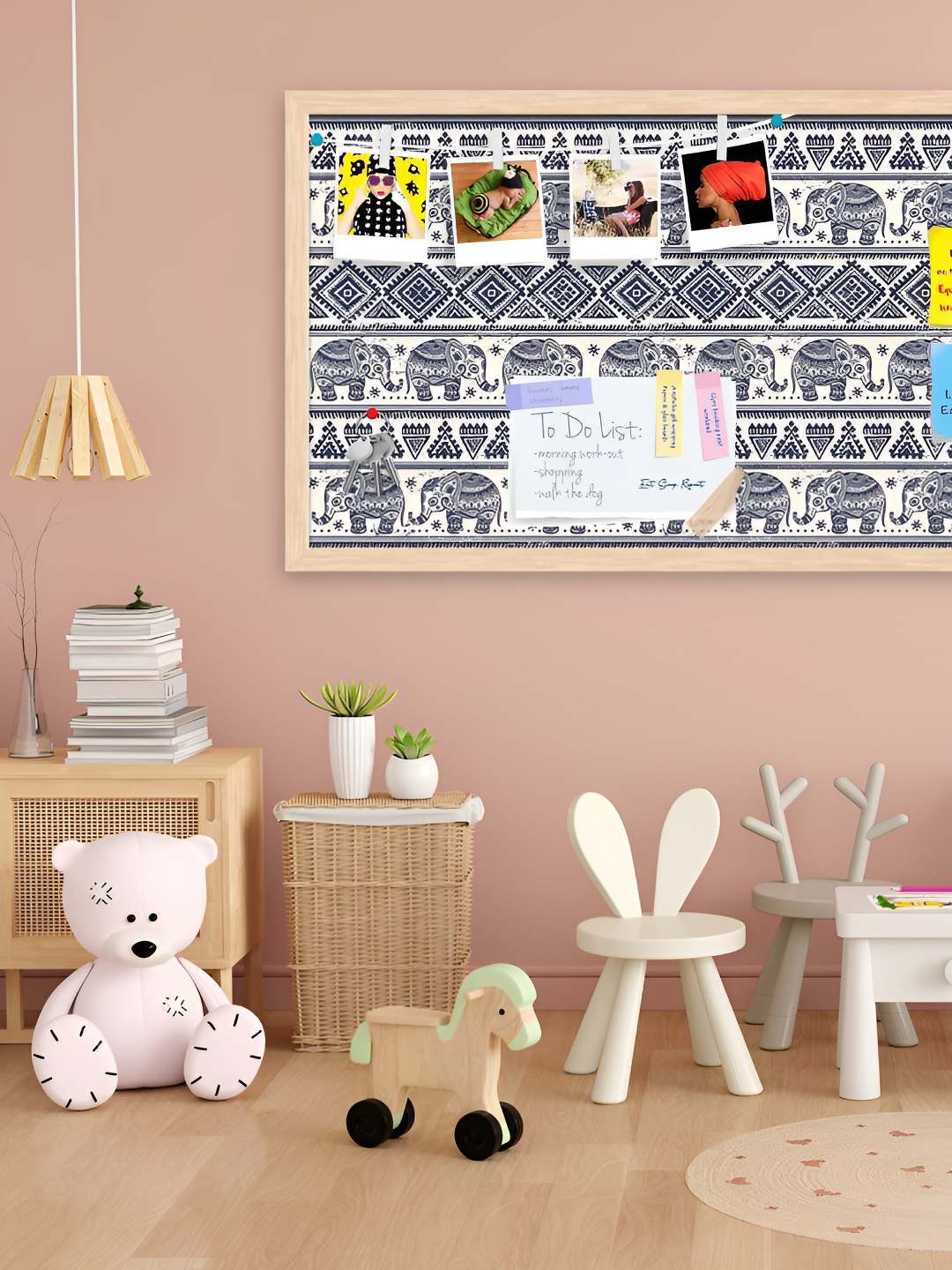 

ArtzFolio Wooden Notice Pin Board, Multi