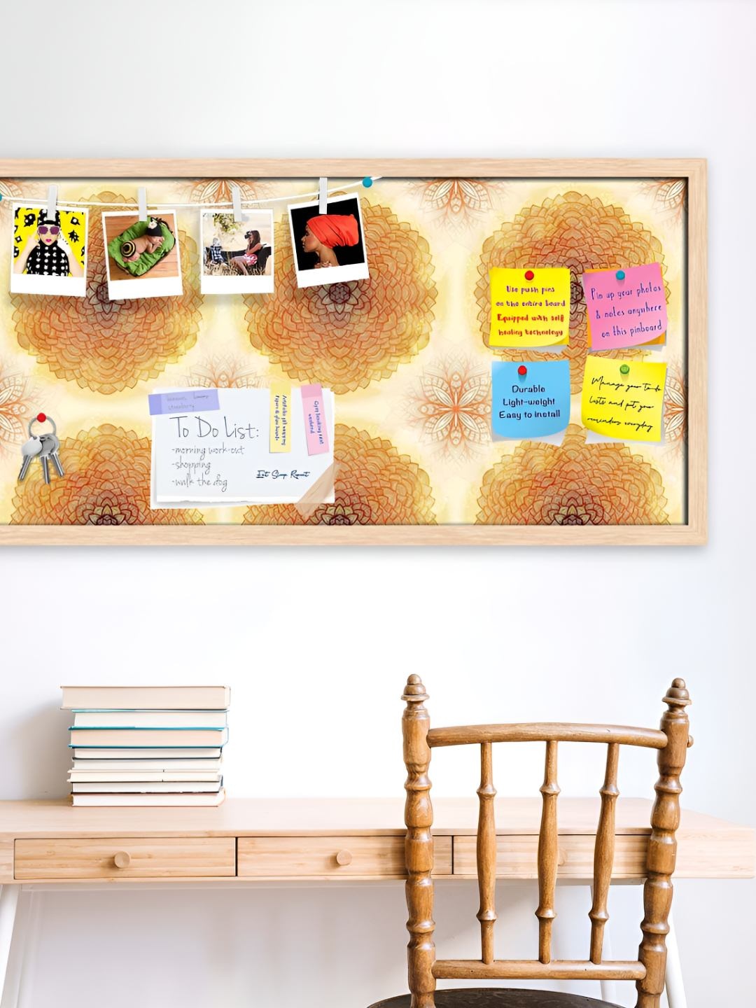 

ArtzFolio Wooden Notice Pin Board, Multi