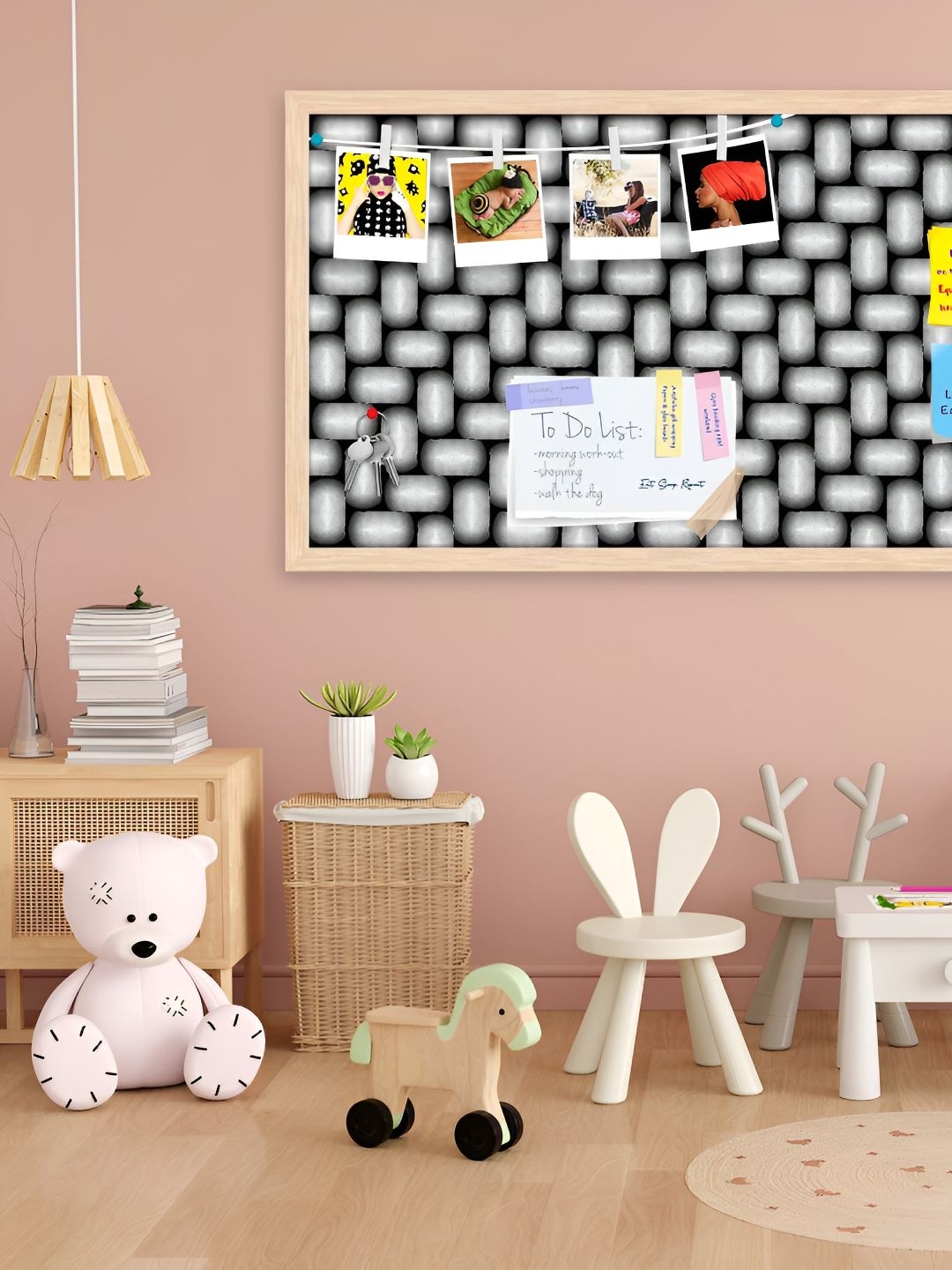 

ArtzFolio Wooden Notice Pin Board, Multi