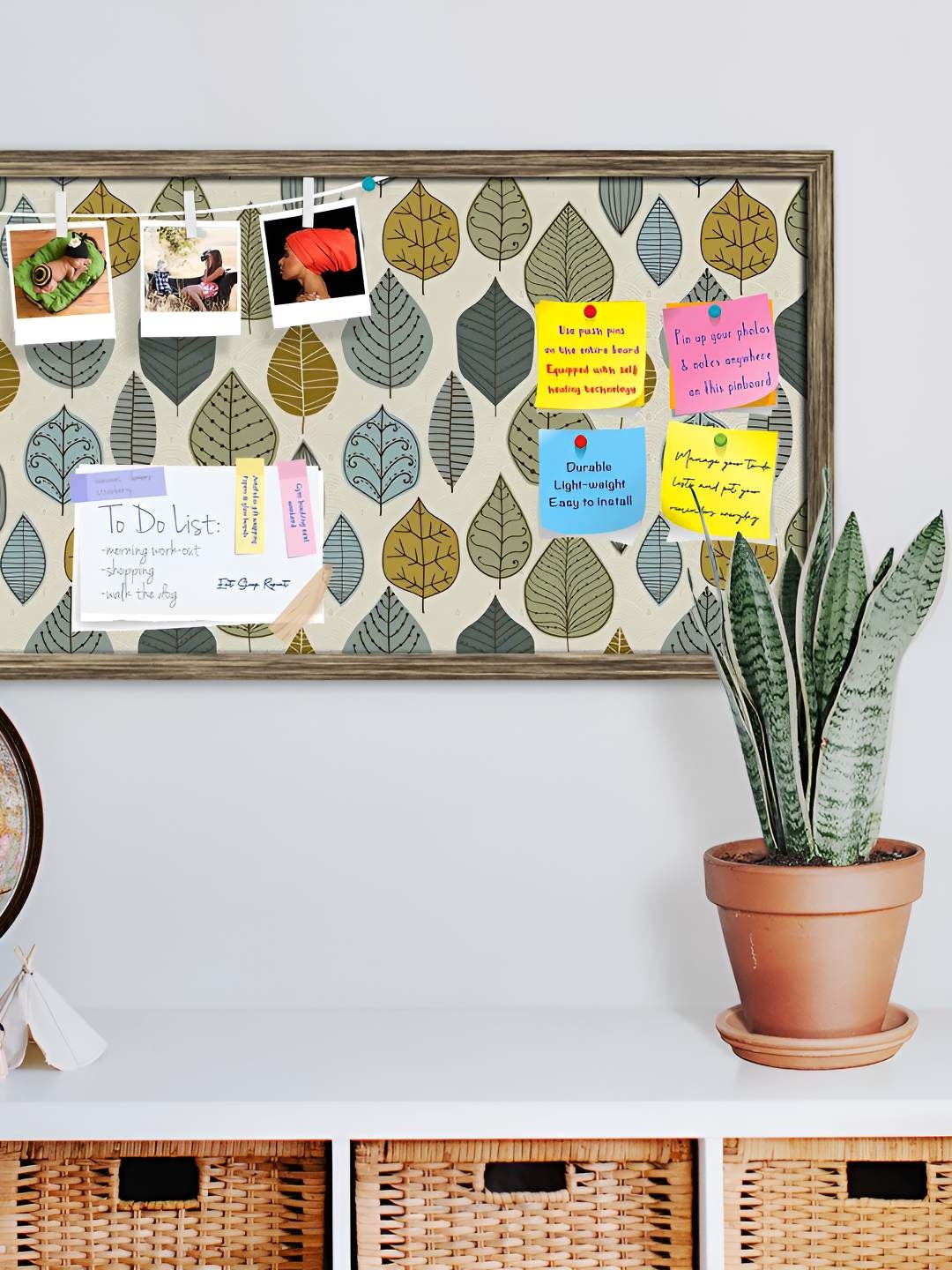 

ArtzFolio Wooden Notice Pin Board, Multi