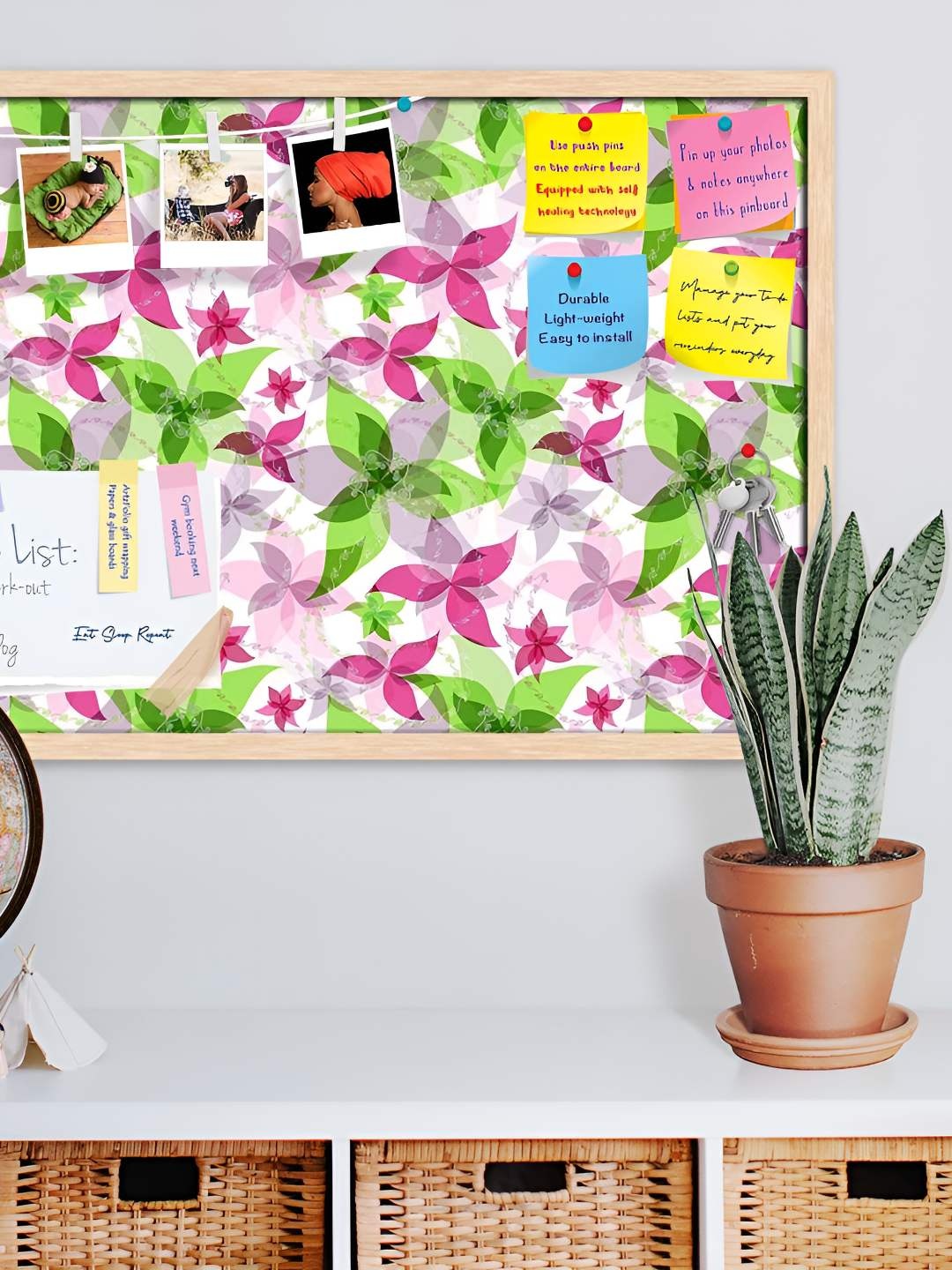 

ArtzFolio Wooden Notice Pin Board, Multi