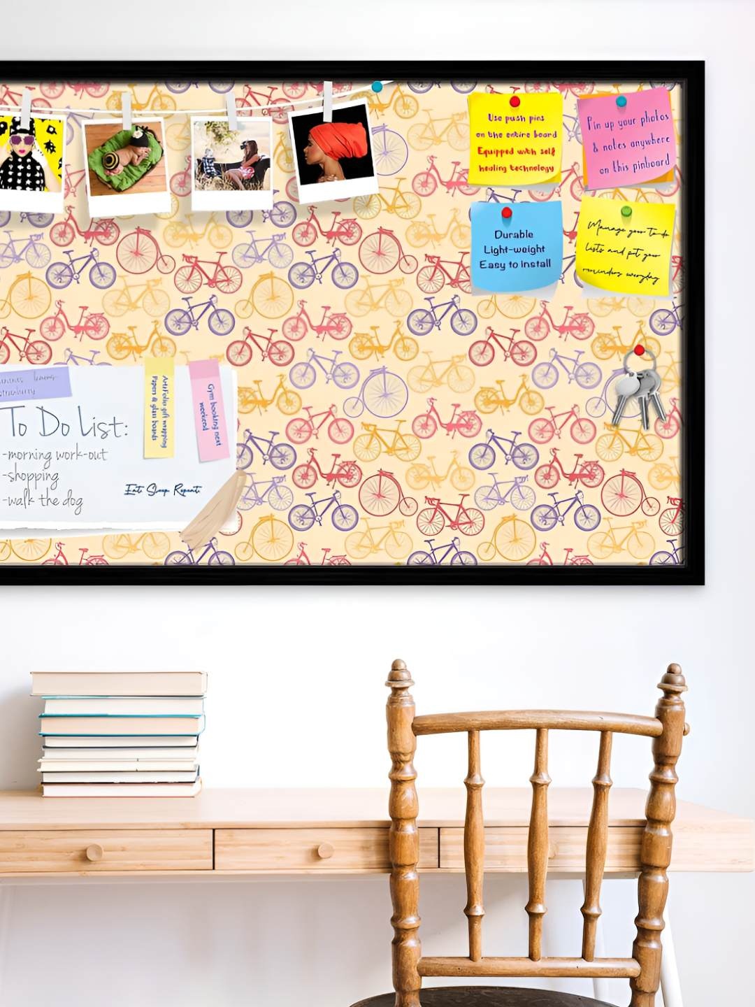 

ArtzFolio Wooden Notice Pin Board, Multi