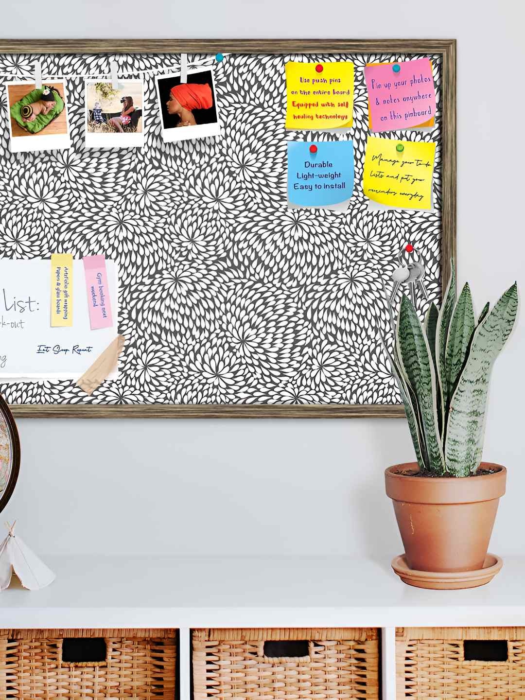 

ArtzFolio Wooden Notice Pin Board, Multi