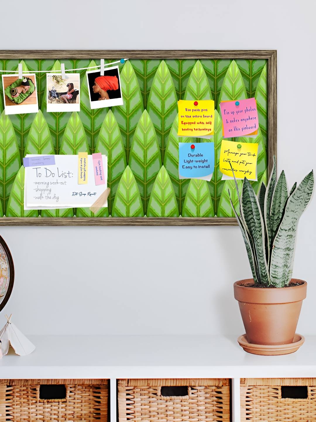 

ArtzFolio Wooden Notice Pin Board, Multi
