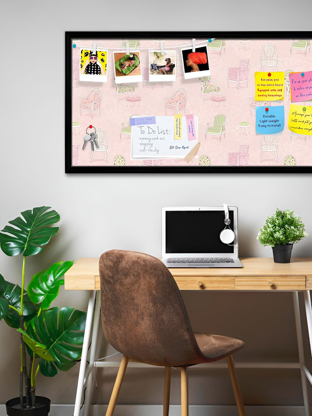 

ArtzFolio Wooden Notice Pin Board, Multi