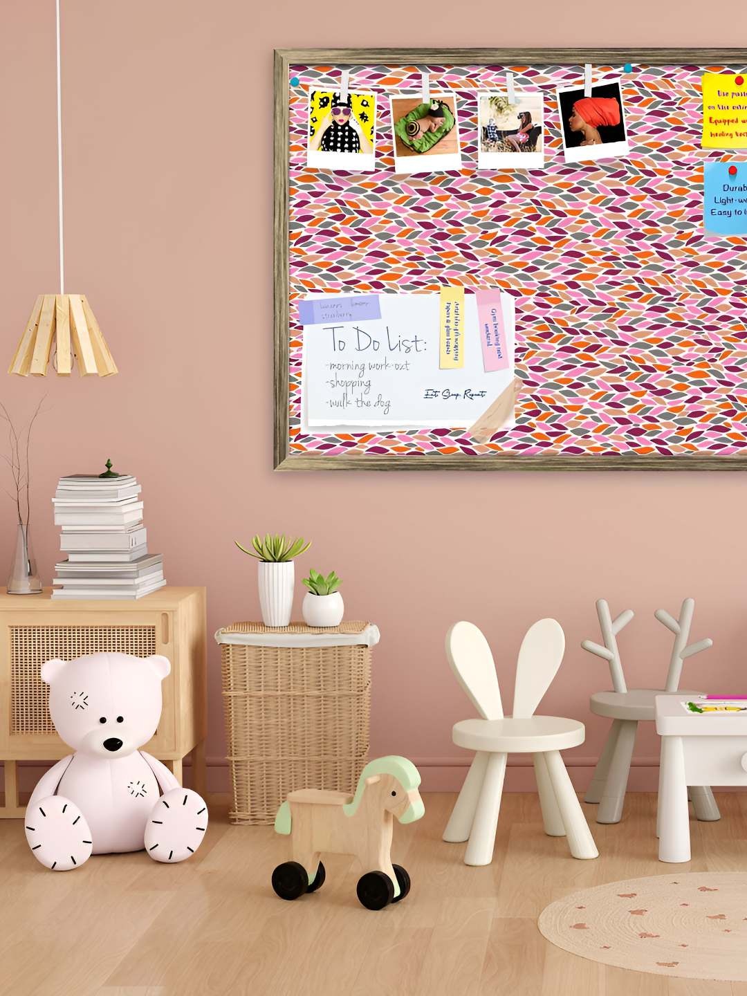 

ArtzFolio Wooden Notice Pin Board, Multi