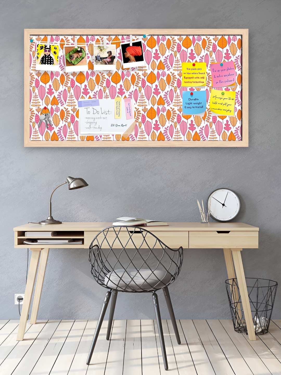 

ArtzFolio Wooden Notice Pin Board, Multi