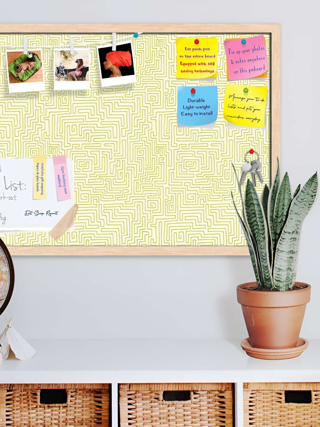 

ArtzFolio Wooden Notice Board, Multi