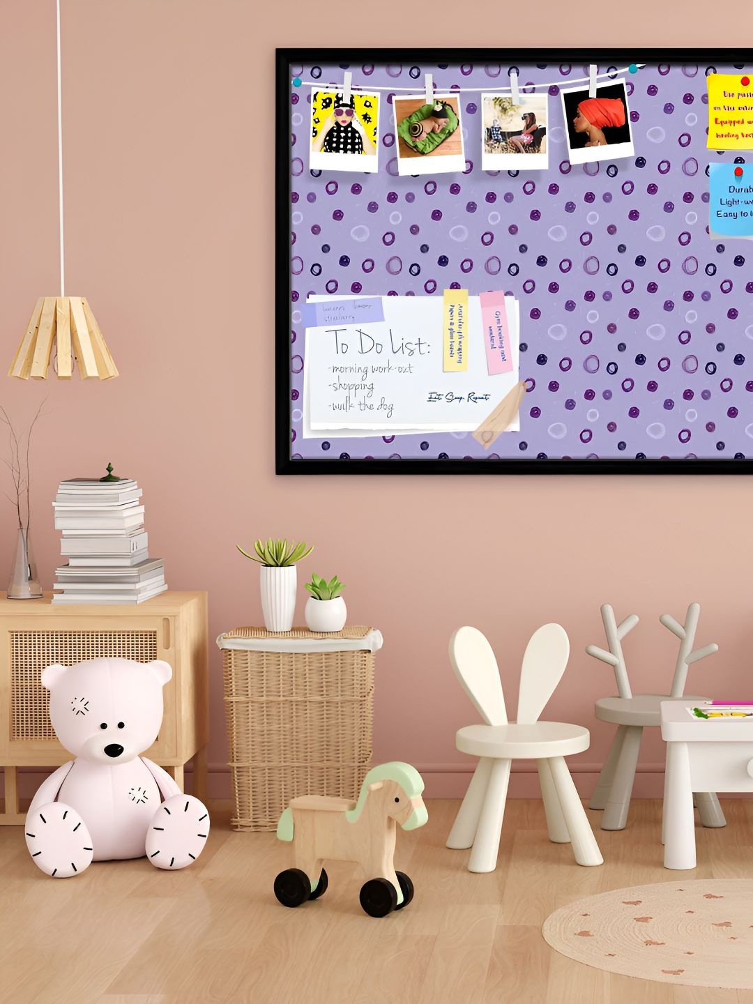 

ArtzFolio Wooden Notice Pin Board, Multi