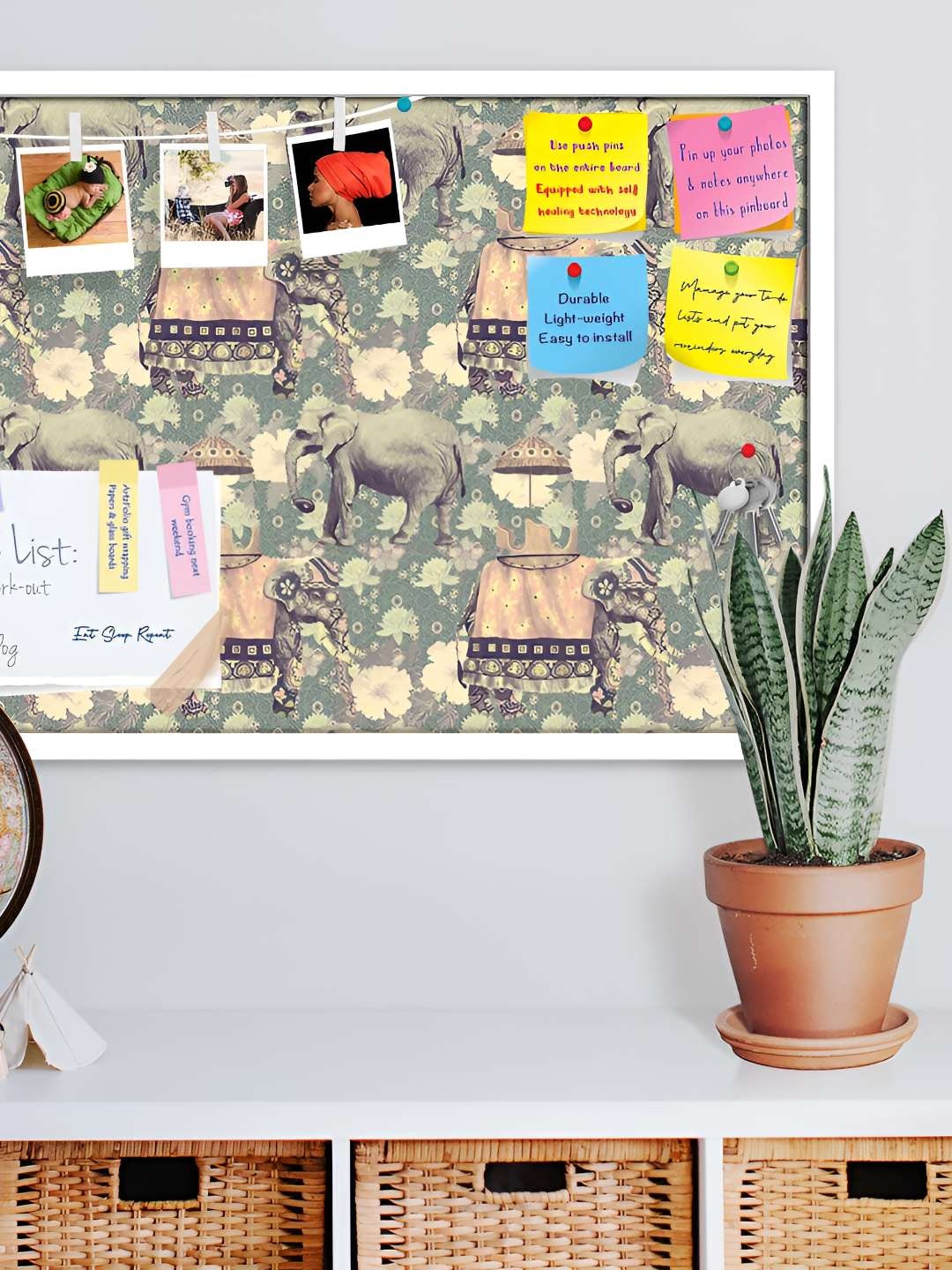 

ArtzFolio Wooden Notice Pin Board, Multi