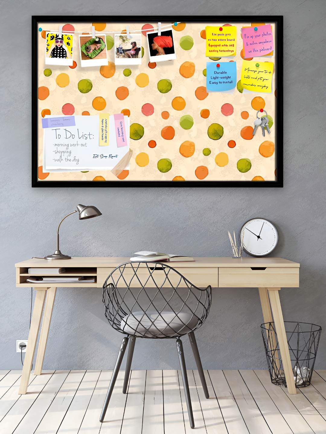 

ArtzFolio Wooden Notice Pin Board, Multi