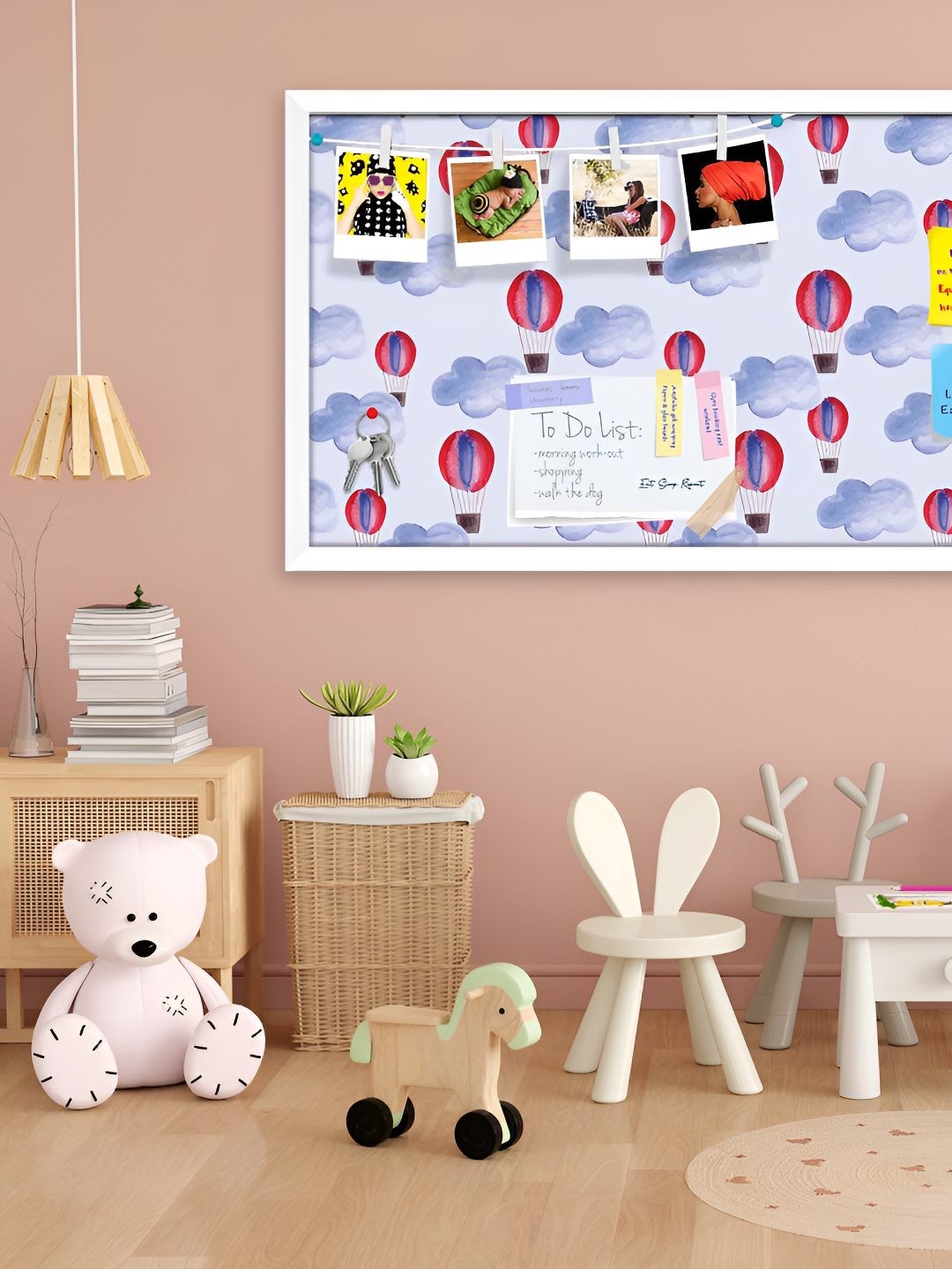 

ArtzFolio Wooden Notice Pin Board, Multi
