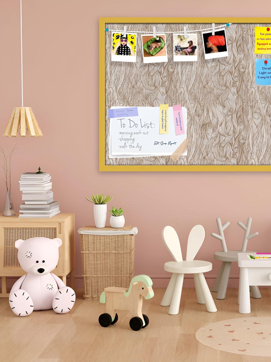 

ArtzFolio Wooden Notice Pin Board, Multi