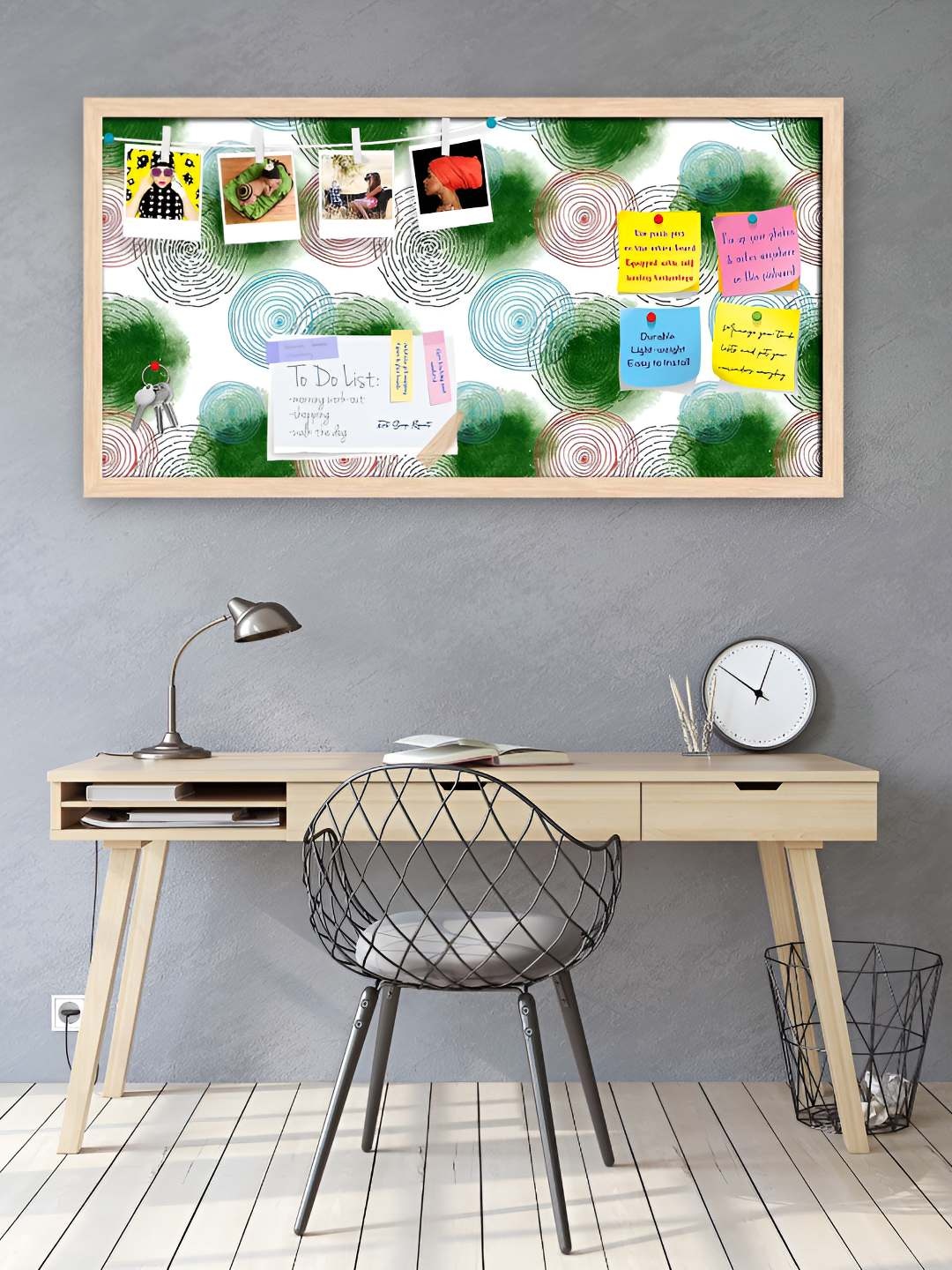 

ArtzFolio Wooden Notice Pin Board, Multi