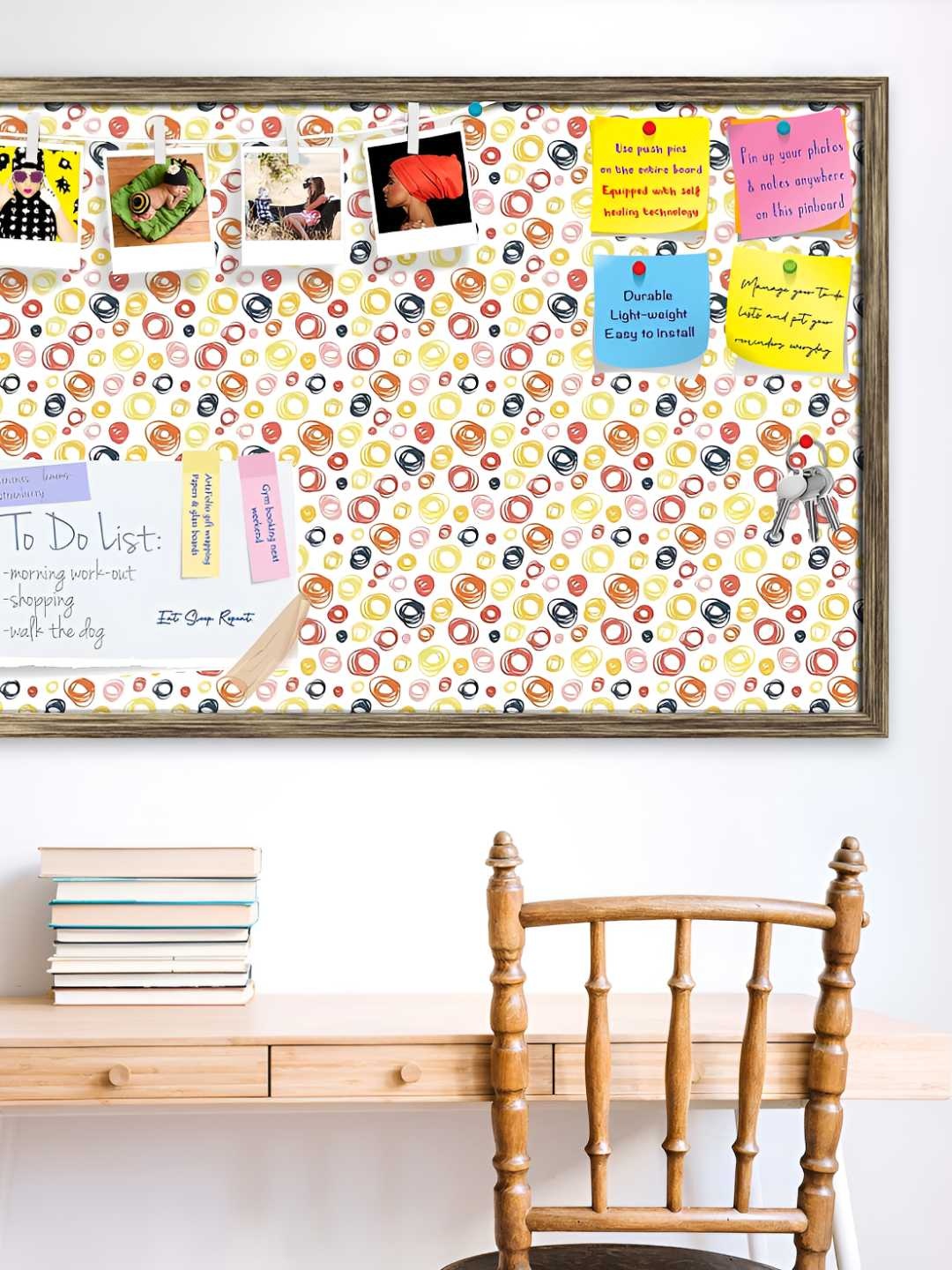

ArtzFolio Wooden Notice Pin Board, Multi