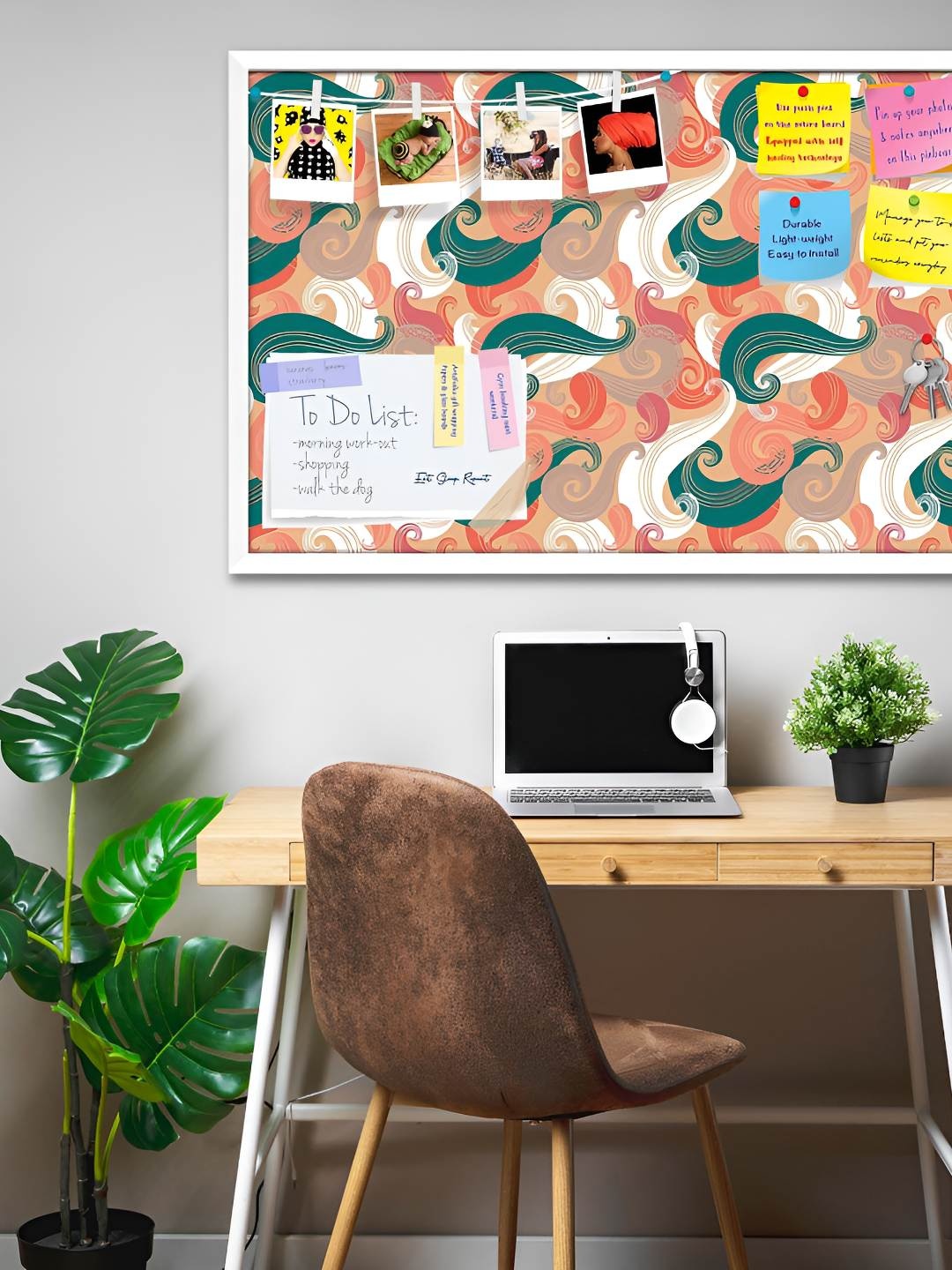 

ArtzFolio Wooden Notice Pin Board, Multi