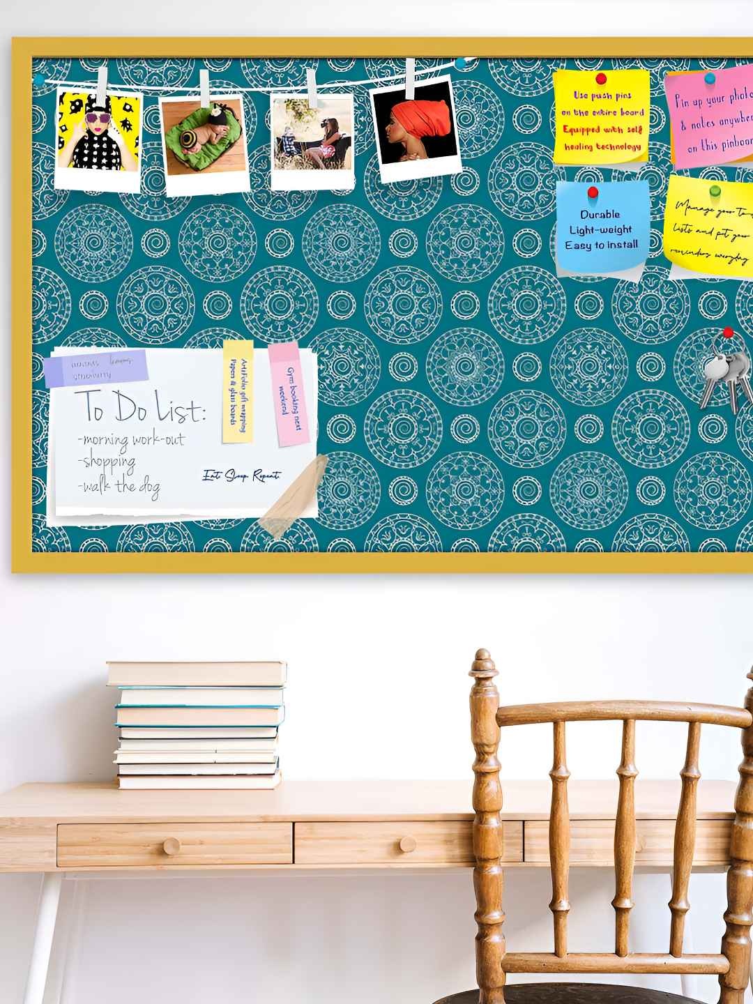 

ArtzFolio Wooden Notice Pin Board, Multi