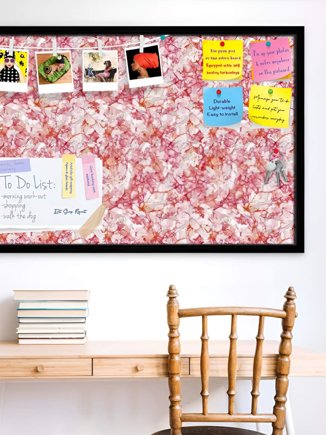 

ArtzFolio Wooden Notice Pin Board, Multi