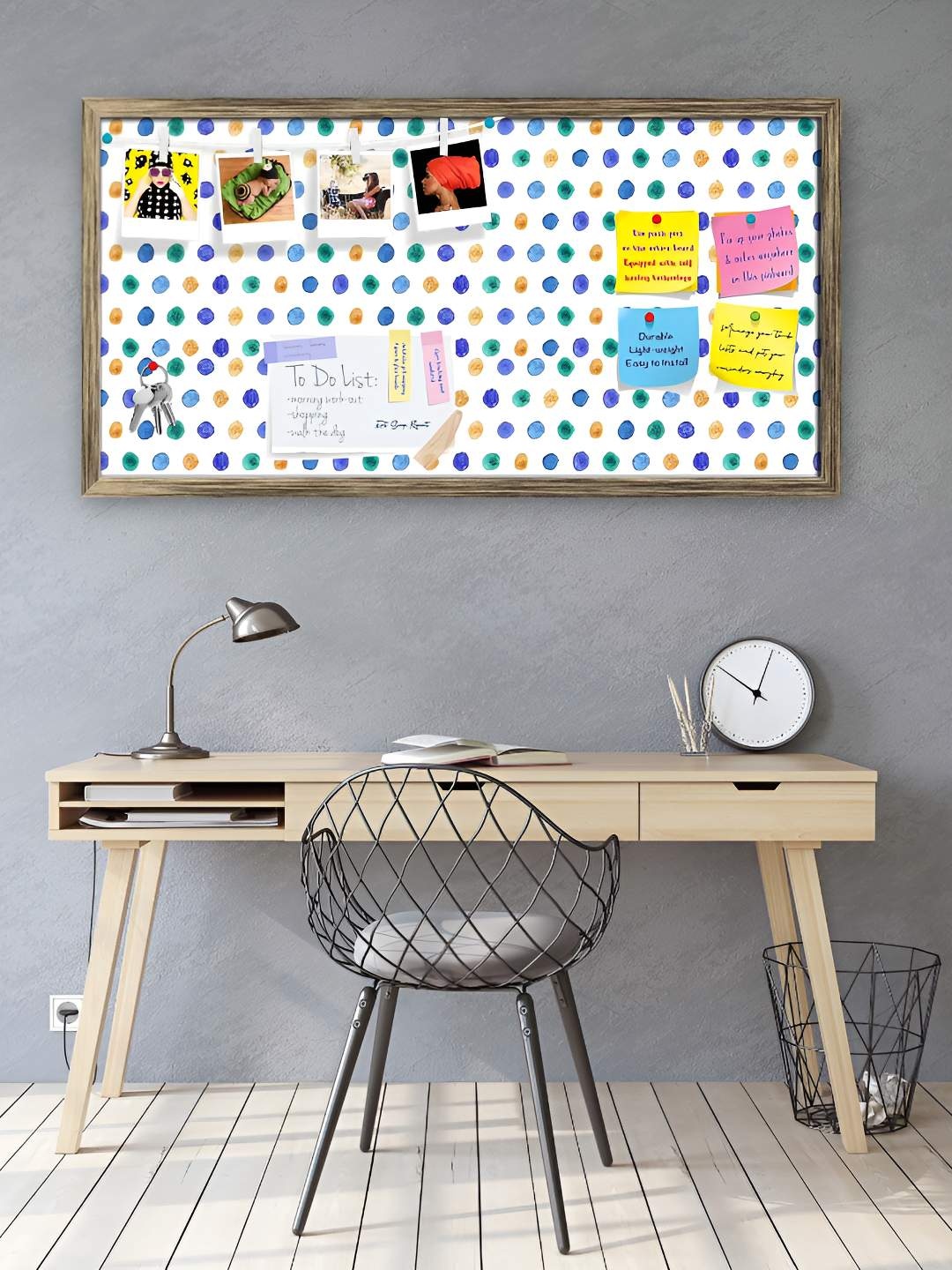 

ArtzFolio Wooden Notice Pin Board, Multi