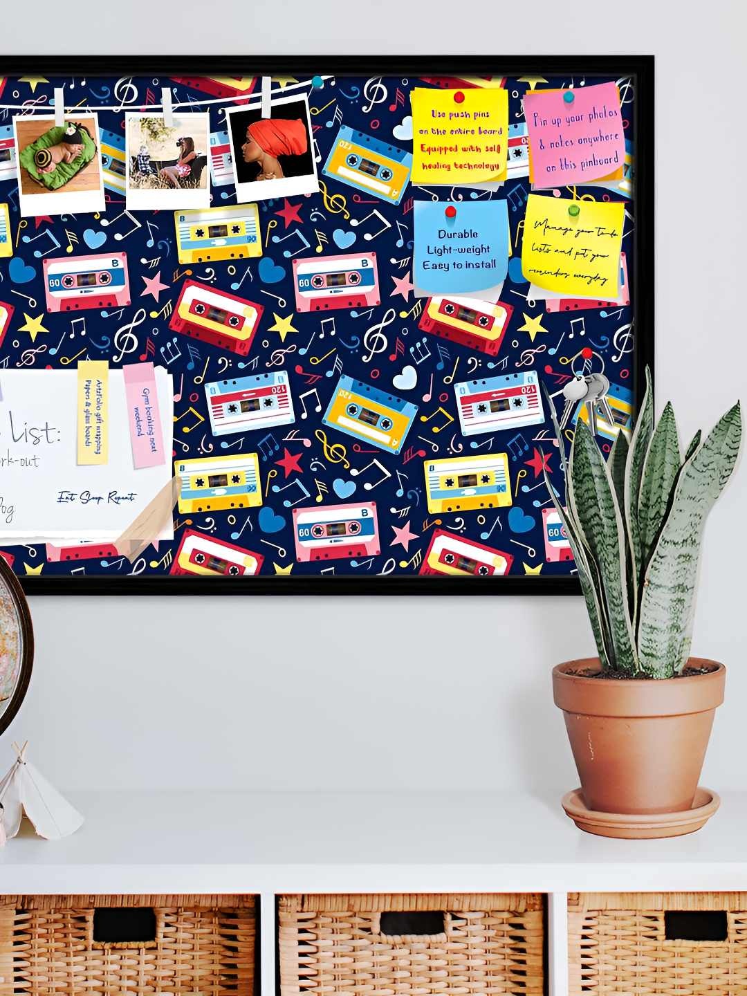 

ArtzFolio Wooden Notice Pin Board, Multi