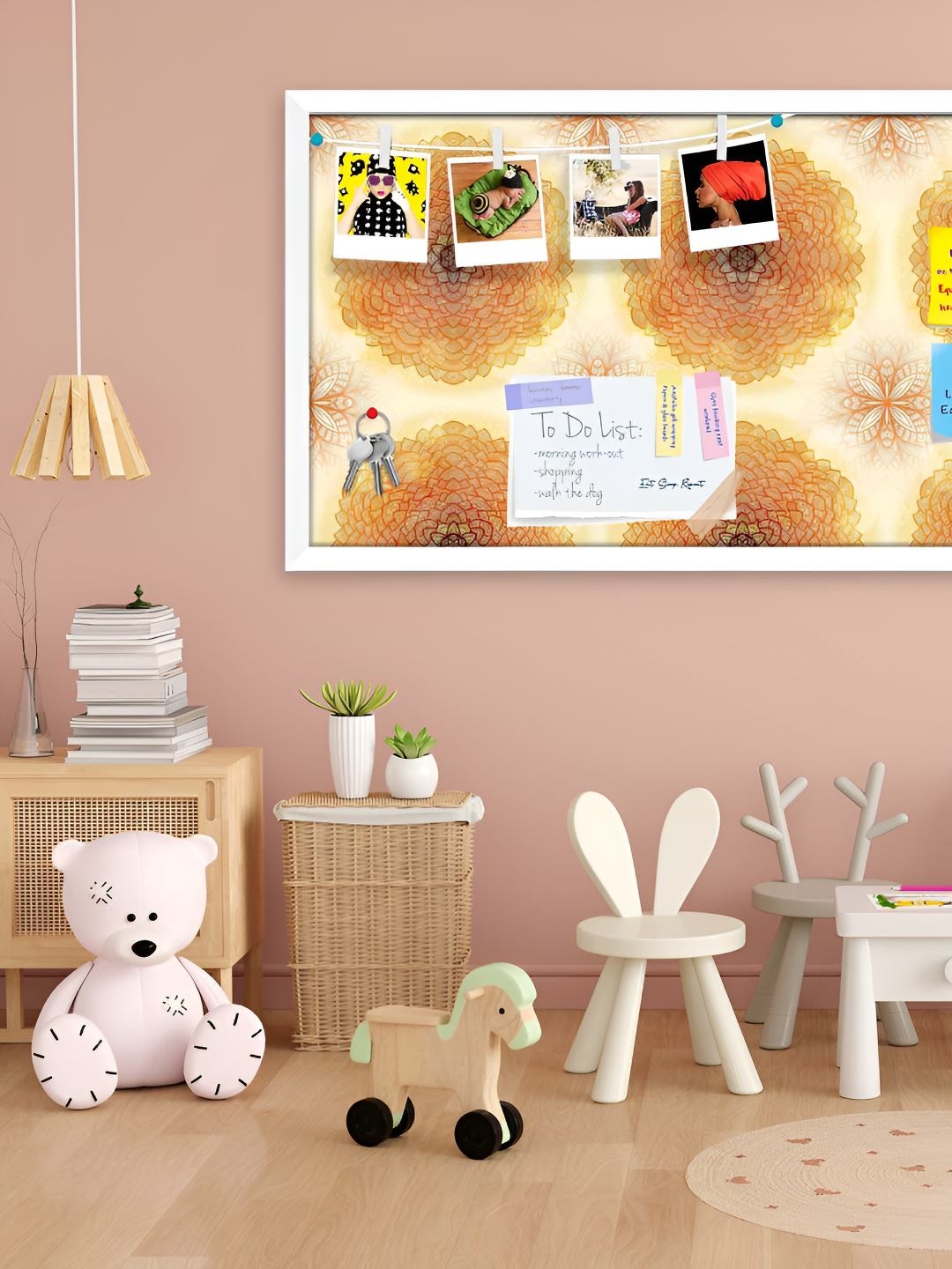 

ArtzFolio Wooden Notice Pin Board, Multi