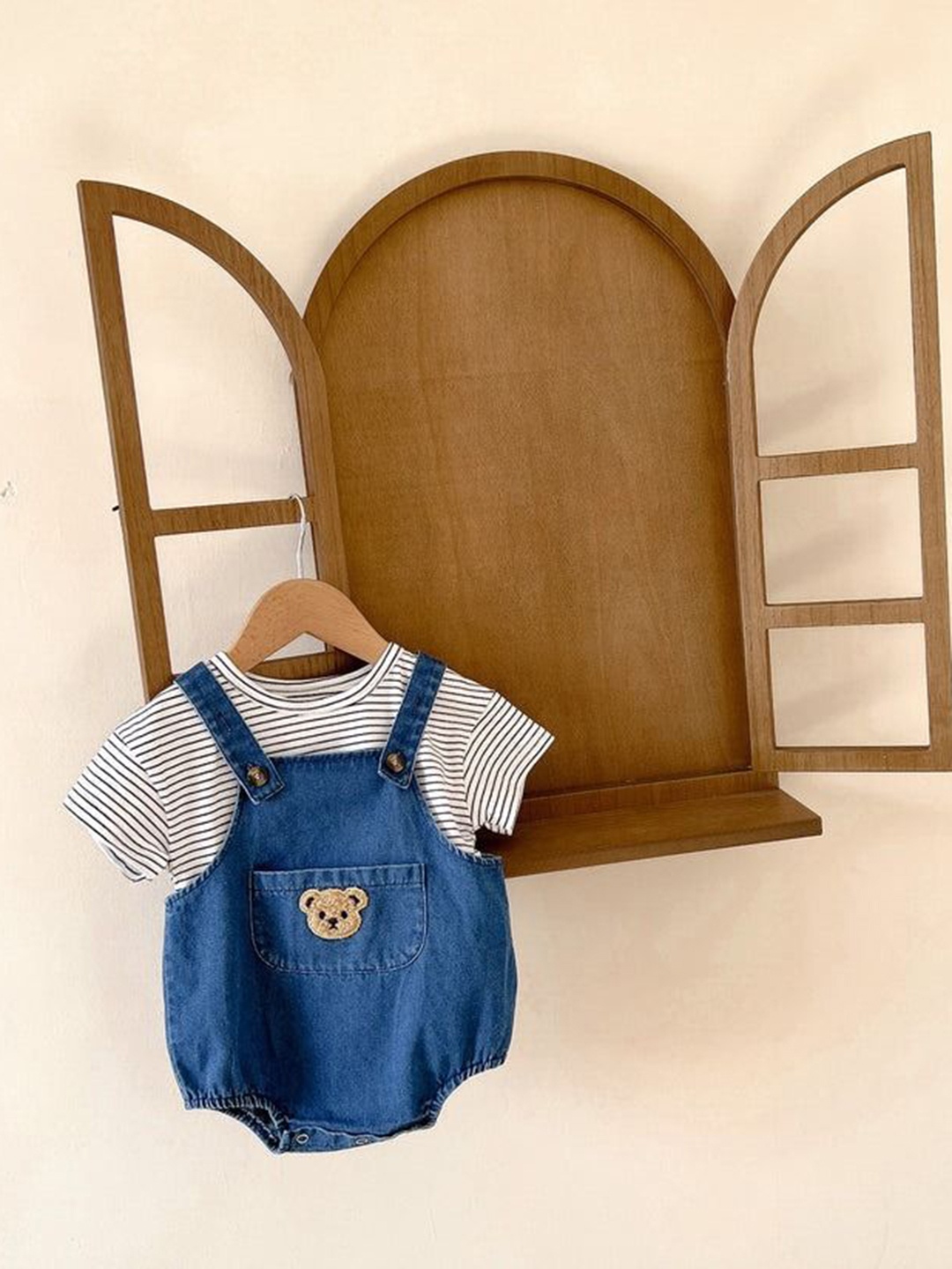

Ju Ju Jam Infants Self-Design Bodysuits With T-Shirt, Blue