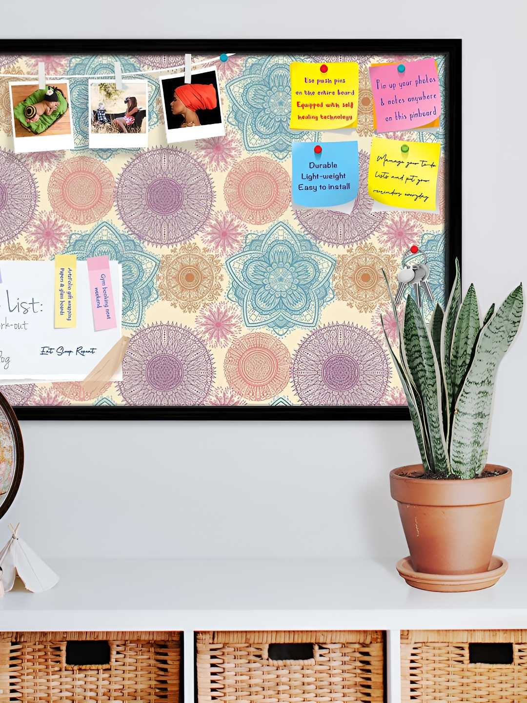 

ArtzFolio Wooden Notice Pin Board, Multi