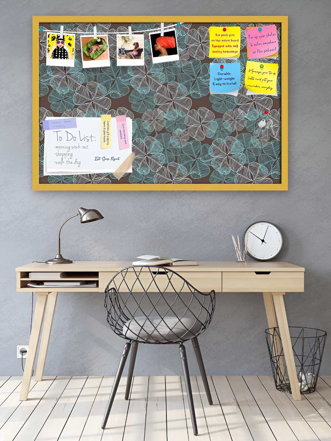 

ArtzFolio Wooden Notice Pin Board, Multi