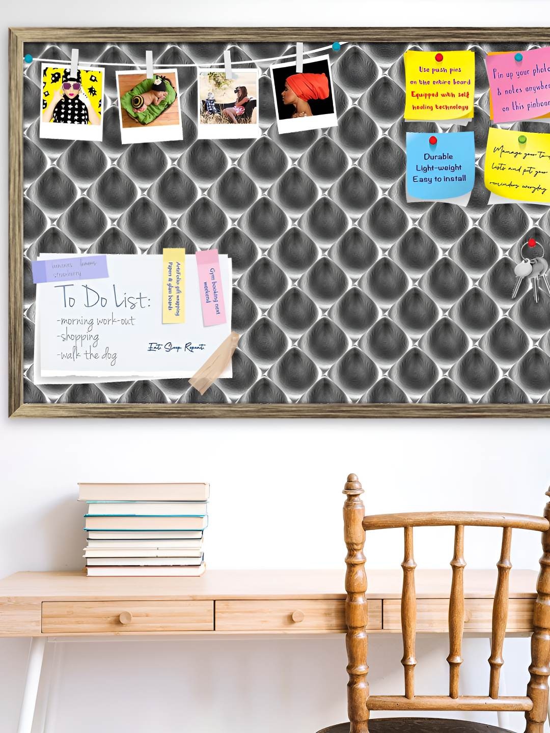 

ArtzFolio Wooden Notice Pin Board, Multi