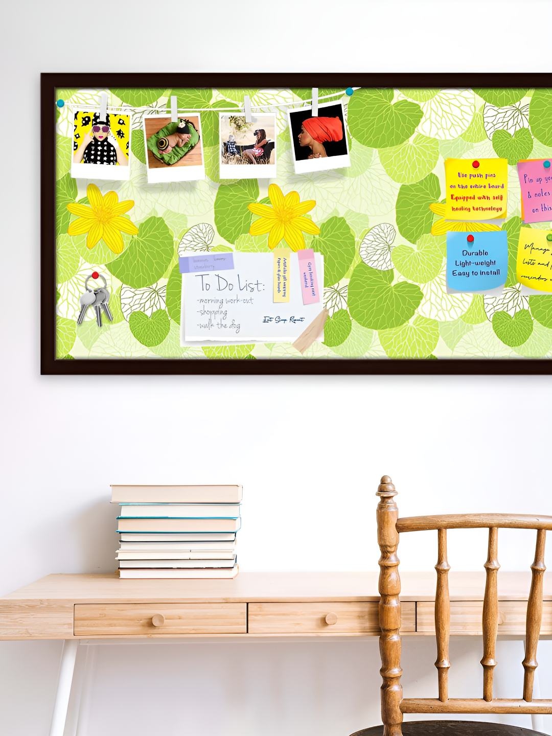 

ArtzFolio Wooden Notice Pin Board, Multi