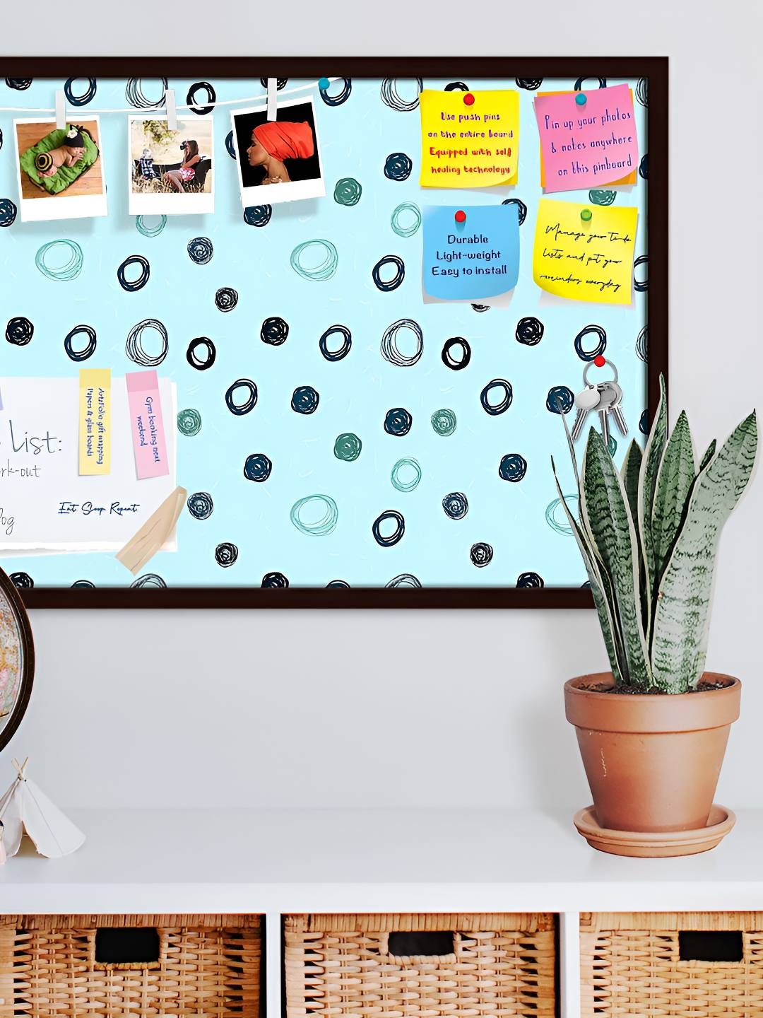 

ArtzFolio Wooden Notice Pin Board, Multi