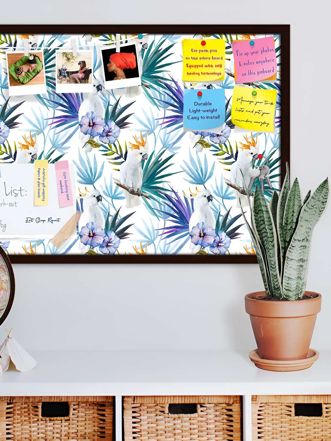 

ArtzFolio Wooden Notice Pin Board, Multi