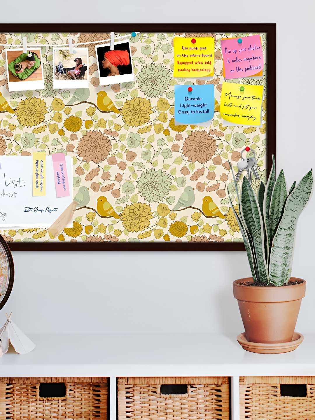 

ArtzFolio Wooden Notice Pin Board, Multi