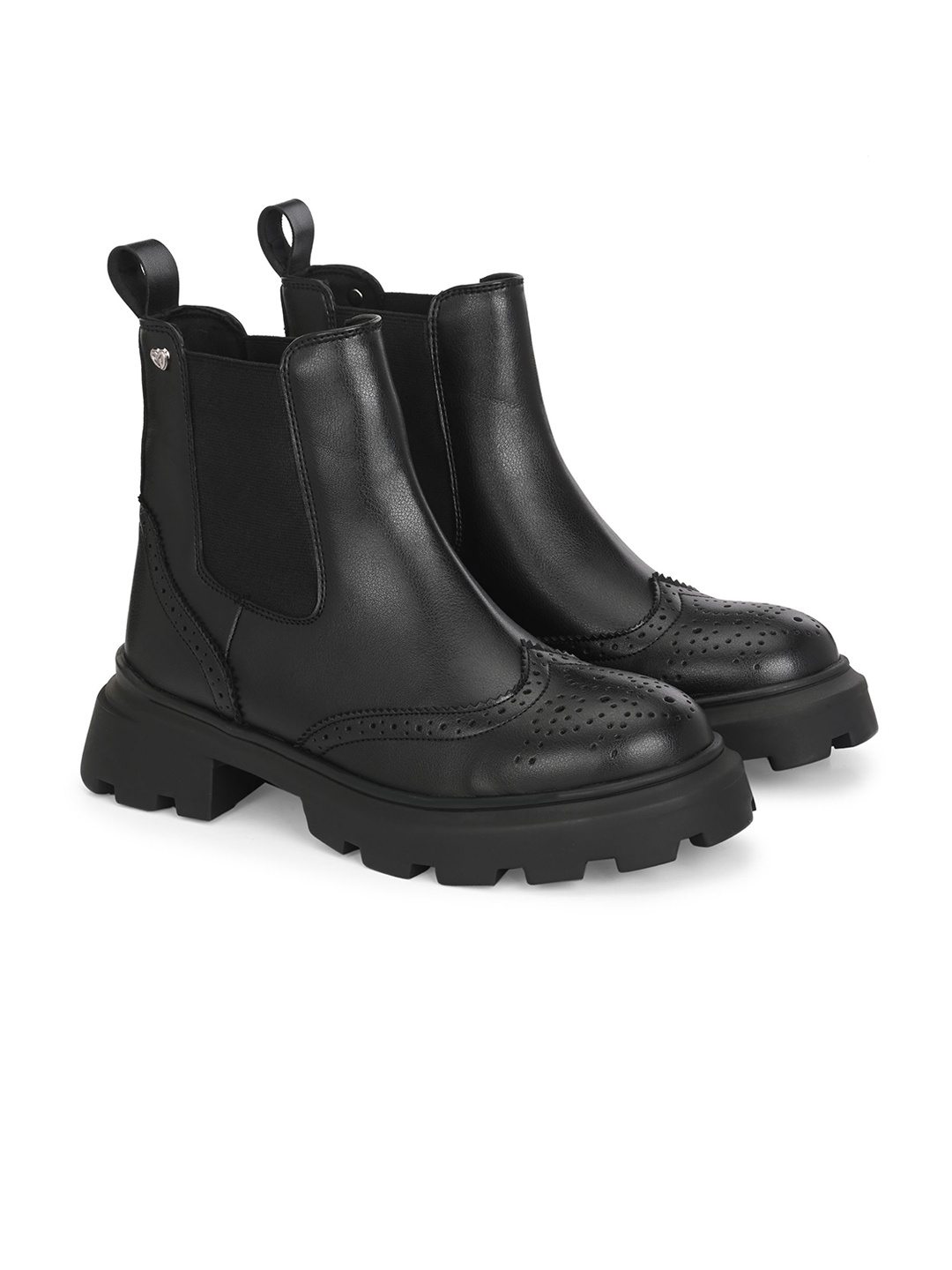 

Delize Men Lightweight Mid-Top Chelsea Boots, Black