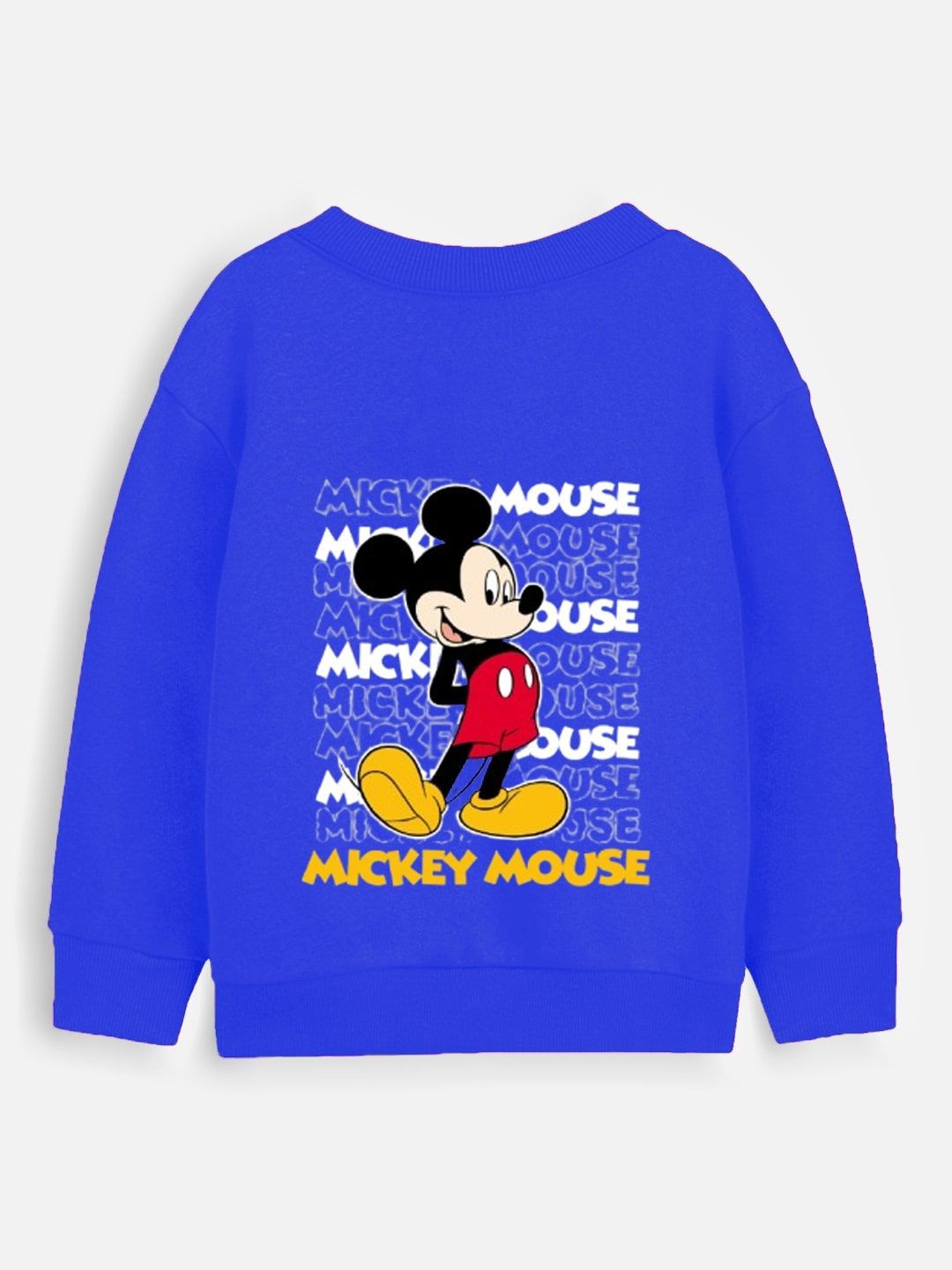 

YK Disney Boys Printed Round Neck Long Sleeves Pullover Sweatshirt, Blue