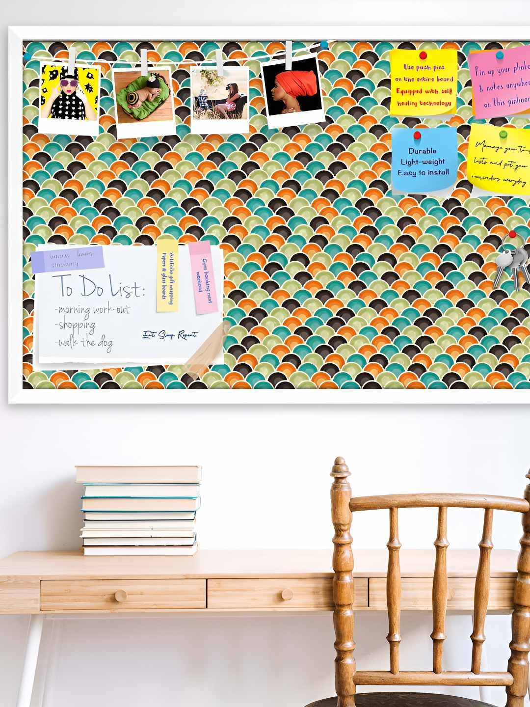 

ArtzFolio Wooden Notice Pin Board, Multi