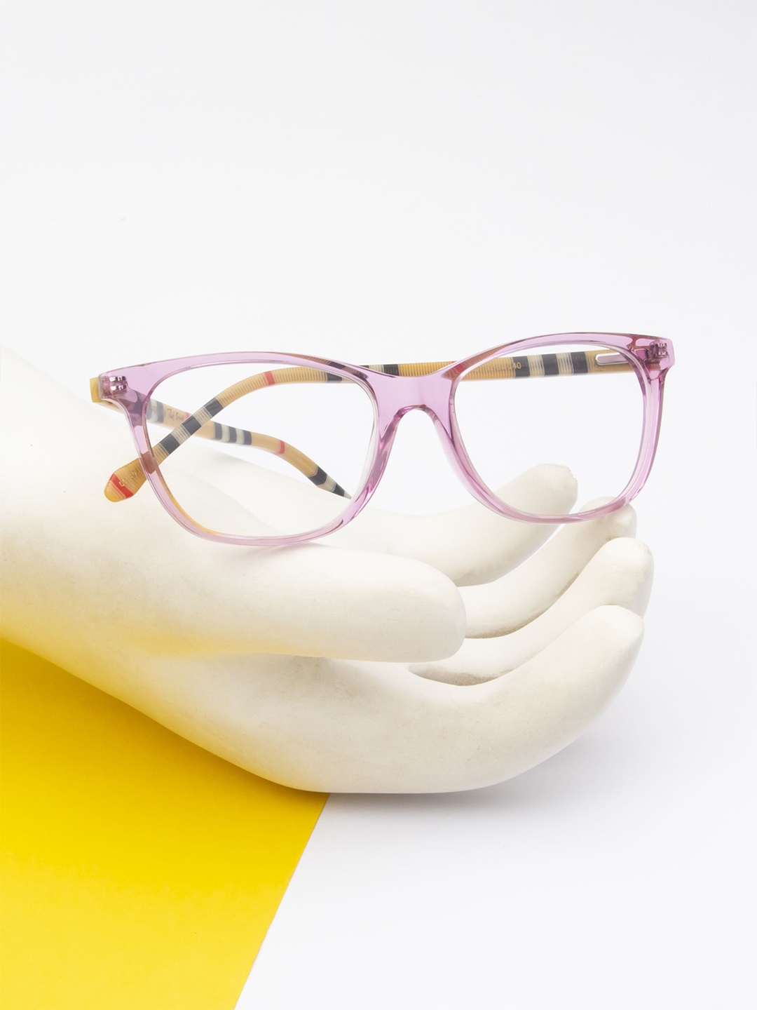 

Ted Smith Unisex 100% Acetate Full Rim Cateye Frames, Purple