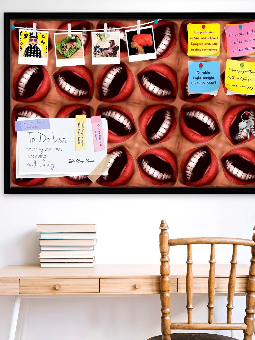 

ArtzFolio Wooden Notice Pin Board, Multi