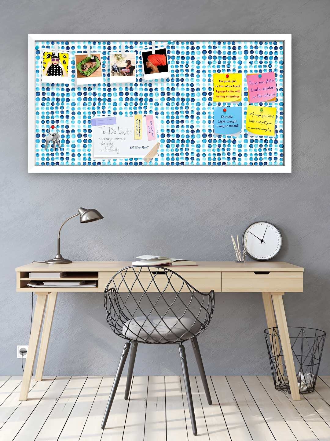 

ArtzFolio Wooden Notice Pin Board, Multi